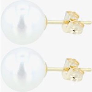 9ct 8-8.5mm Akoya Pearl Stud Earrings EOZ110CM