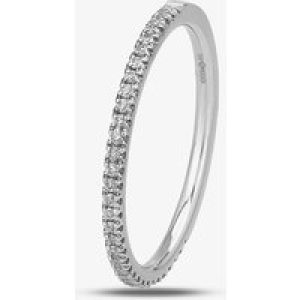 Platinum 1.35mm Vintage Diamond Half Eternity Ring WVGH1/1.35R100 PLAT O