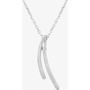 Silver Sparkle Silver V-Link Pendant P3291C(T)