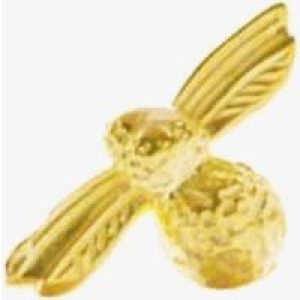 Amulette Gold Plated Teeny Tiny Bee Ring Charm CH-024 YGV