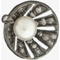 Amulette Oxidised Silver Pearls of Wisdom Ring Charm CH-037 - Image 2