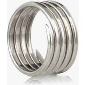 Amulette Silver Labyrinth Five Coil Ring R001SIL K