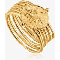 Ania Haie Gold Tone Apollo Ring R020-02G-50 - Image 2