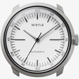 Wena Wrist Automatic Three Hands White Watch Head WNWHTM01BW.AE