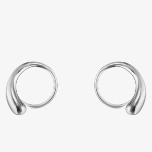Georg Jensen Mercy Sterling Silver Swirl Earrings 10015148