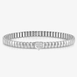 Nomination XTE Life Stainless Steel Cubic Zirconia Heart Bracelet 046007/004