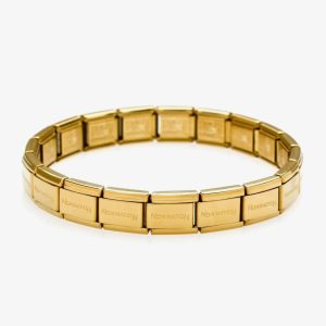 Nomination CLASSIC Stainless Steel 17 Link Gold Bracelet 030001/SI/008 17X LINKS