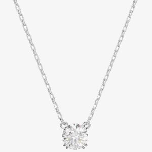 Swarovski Ladies Constella Silver Cubic Zirconia Necklace 5636706