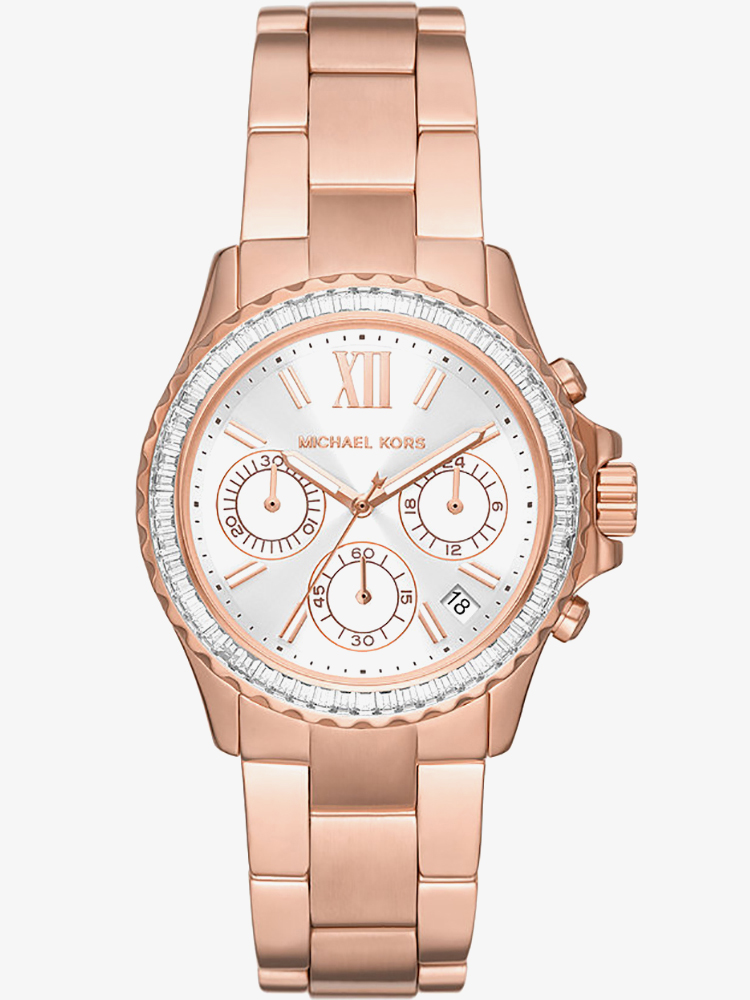 Michael Kors Ladies Everest Rose Gold Watch MK7213
