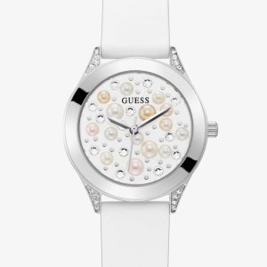 Guess Ladies pearl Stainless Steel Watch GW0381L1