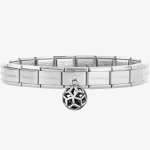 Nomination CLASSIC Composable Silver Agate Rhombus Pendant Bracelet 030000 + 331810/04