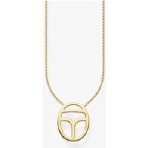 THOMAS SABO Gold Plated Scarab Symbol Necklace KE1522-413-12-L45V