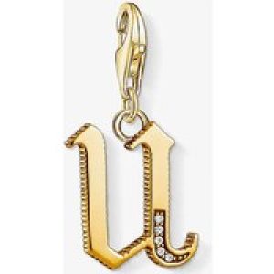 THOMAS SABO Gold Plated Cubic Zirconia U Charm 1627-414-39