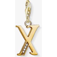 THOMAS SABO Gold Plated Cubic Zirconia X Charm 1630-414-39 - Image 2