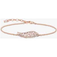 THOMAS SABO Rose Gold Pink Pheonix Wing Bracelet A2070-323-9-L19V - Image 2