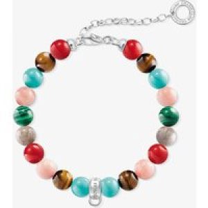 THOMAS SABO Multi-Coloured Charm Club Bracelet X0223-952-7-L18-5V