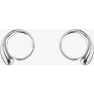 Georg Jensen Mercy Sterling Silver Swirl Earrings 10015148