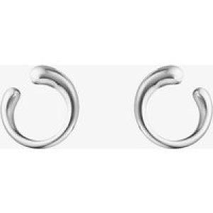 Georg Jensen Mercy Sterling Silver Swirl Earrings 10015149