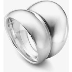 Georg Jensen Curve Sterling Silver Ring 200000230054 (54)