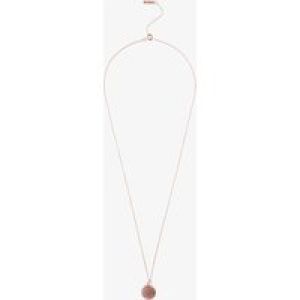 Olivia Burton Bejewelled Classics Disc Rose Gold Tone Necklace OBJCON77