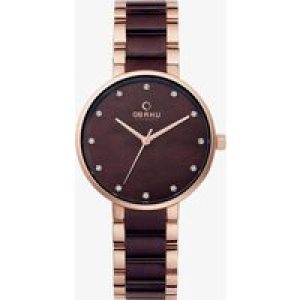 Obaku Ladies Two Tone Bracelet Watch V189LXVNSA