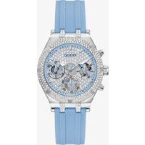 Guess  Heiress Blue Rubber Strap Watch GW0407L1