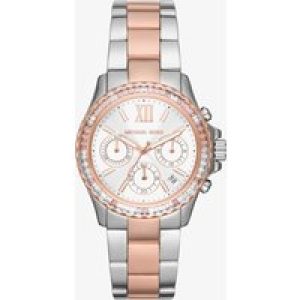 Michael Kors Ladies Everest Two Colour Rose gold Plated Watch MK7214