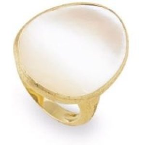 Marco Bicego Lunaria 18ct Yellow Gold Pearl Ring AB564 MPW Y 02-55