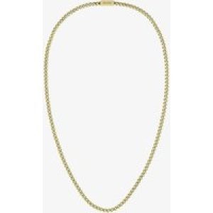 BOSS Mens Gold-Tone 24 Inch Curb Chain Necklace 1580173