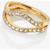 Hot Diamonds X Jac Jossa Extravagance Large Double Ring DR223 - Image 2