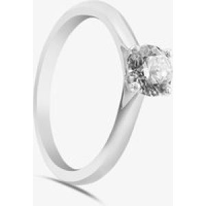 Brown & Newirth 18ct White Gold 0.70ct Brilliant Cut Diamond Solitaire Ring MENW334E/24-17-765 N