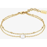 BOSS Cora Gold-Tone Two-Row Chain Bracelet 1580204 - Image 2