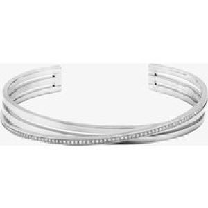 BOSS Saya Stainless-Steel Crossover Cuff Bangle 1580284
