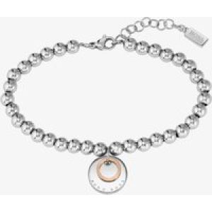 BOSS Medallion Stainless-Steel Beaded Bracelet 1580227