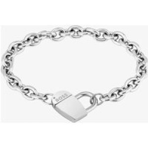 BOSS Dinya Stainless-Steel Heart Monogram Belcher Bracelet 1580418