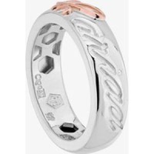 Clogau Silver 9ct Rose Gold Tree Of Life Band Ring 3SETOLR4/L