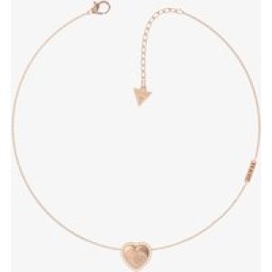 Guess Thats Amore 4G Rose Gold Tone Necklace UBN01066RG