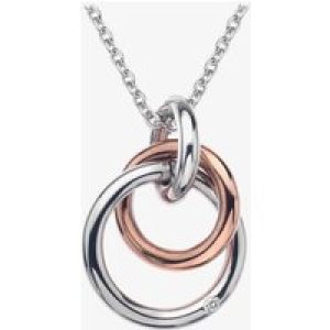 Hot Diamonds Silver & Rose Gold Plated Eternal Pendant DP373