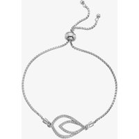 Hot Diamonds Harmony White Topaz Bracelet DL592 - Image 2