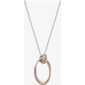 Hot Diamonds Unity Oval Rose Gold Plated Pendant DP738