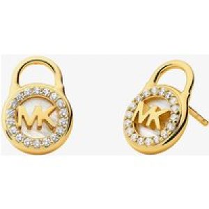 Michael Kors Premium Gold-Tone Padlock Stud Earrings MKC1558AH710
