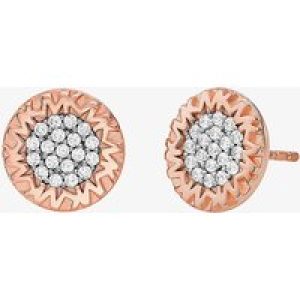 Michael Kors Premium Two-Tone Logo Stud Earrings MKC1586AN931