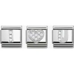 Nomination CLASSIC Silvershine I Love You Charm Set NCB010