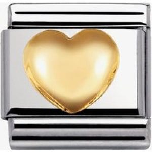 Nomination CLASSIC Gold Love Raised Heart Charm 030116/01