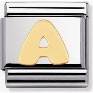 Nomination CLASSIC Gold Letters A Charm 030101/01