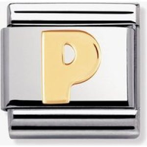 Nomination CLASSIC Gold Letters P Charm 030101/16