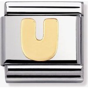 Nomination CLASSIC Gold Letters U Charm 030101/21