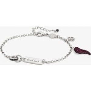 Nomination Easychic Silver Black & Red Cubic Zirconia Good Luck Bracelet 147901/045