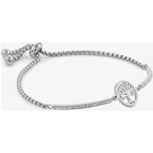 Nomination Milleluci Stainless Steel Tree of Life Toggle Pave Half Bangle 028003/017