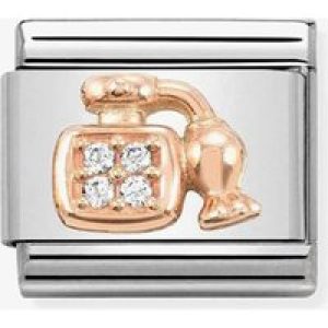 Nomination CLASSIC Rose Gold Cubic Zirconia Perfume Bottle Charm 430302/30